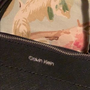 Authentic Calvin Klein Leather Purse Black